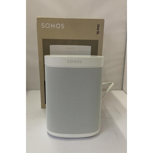 30 - BOXED SONOS 1SL SMART SPEAKER - WHITE