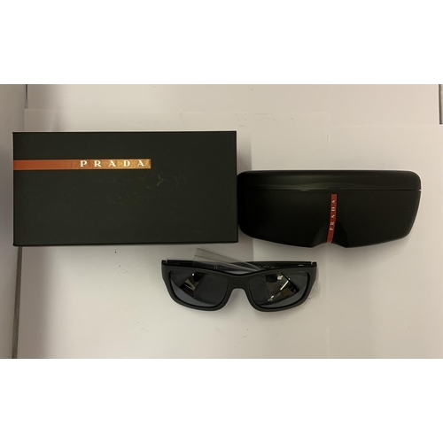 37 - PAIR OF PRADA SUNGLASSES SPS 010 WITH CASE AND BOX