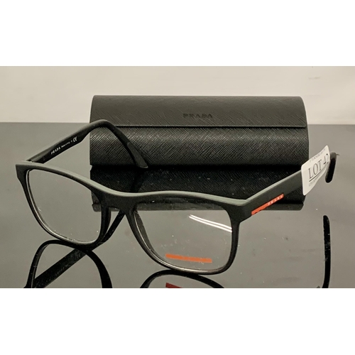 42 - PAIR OF PRADA SPECTACLE FRAMES - PS 08GV WITH CASE