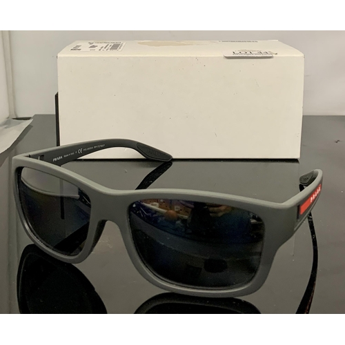 44 - PAIR OF PRADA SUNGLASSES SPS 010 WITH CASE AND BOX