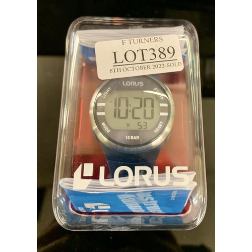 389 - LORUS DIGITAL WRISTWATCH