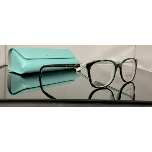 57 - PAIR OF TIFFANY AND CO TWO TONE SPECTACLE FRAMES WITH CASE - TF2109-H-B