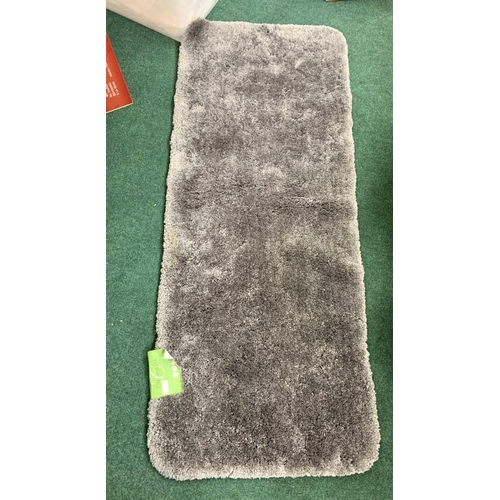 168 - CHARISMA BATHROOM MAT - 60CM X 152CM - CHARCOAL GREY