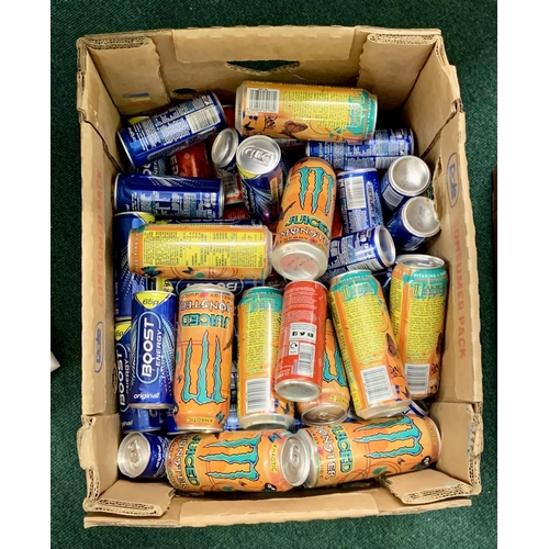 179 - BOX OF VARIOUS ENERGY DRINKS INC. MONSTER, BOOST AND ENERGISE