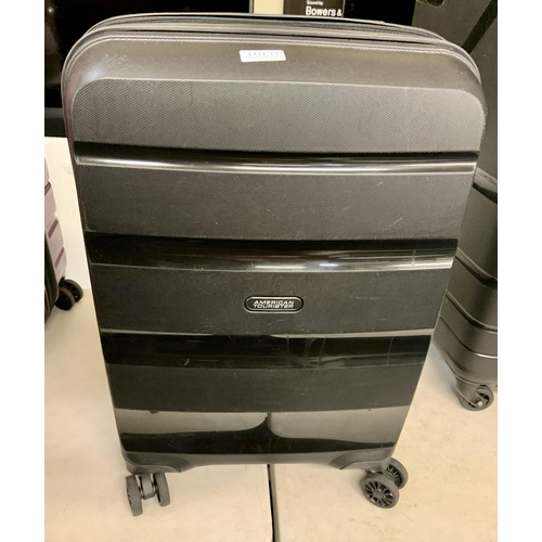 195 - AMERICAN TOURISTER HARDSIDE CABIN SUITCASE - BLACK