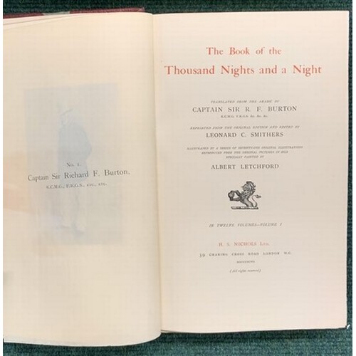 338 - Book of the Thousand Nights and a Night (A Plain and Literal Translation of the Arabian Nights' Ente... 