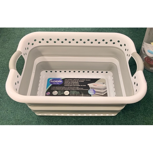 64 - ADDIS COLLAPSIBLE LAUNDRY BASKET