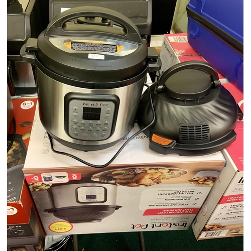 74 - BOXED INSTANT POT DUO CRISP - 8L 11 IN ONE MULTI COOKER/AIR FRYER