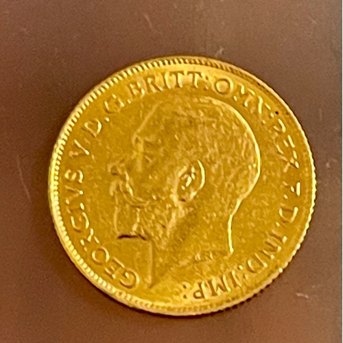 320 - GEORGE V 1/2 SOVEREIGN - 1918 BM