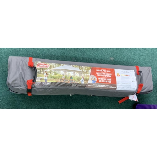 203 - COLEMAN EAVED SHELTER 13FT BY 13FT