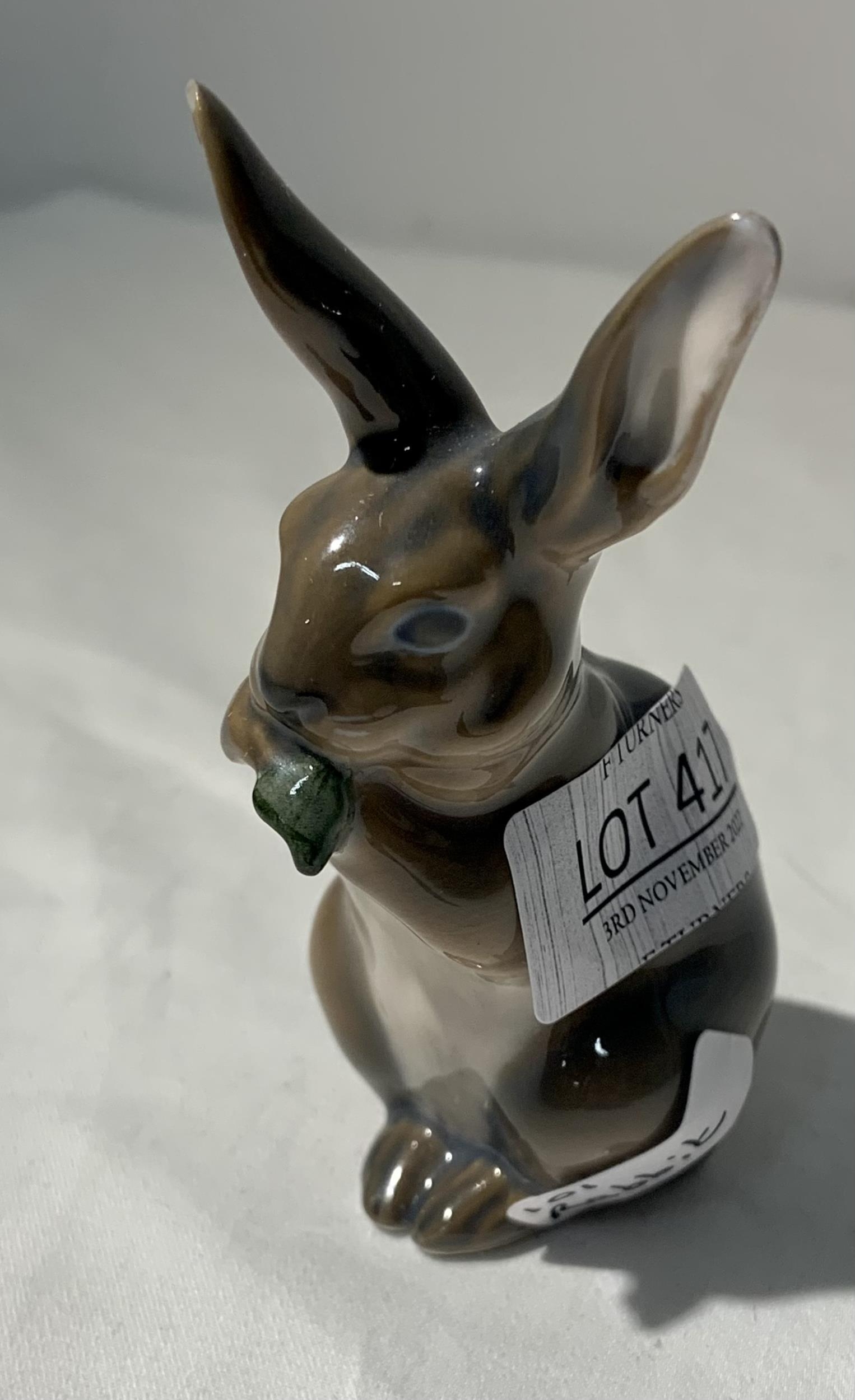 Royal Copenhagen Rabbit figurine No.: 1019 by: Christian Thomsen - 9cm