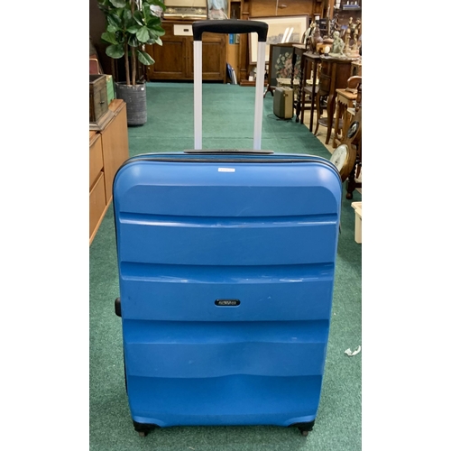 AMERICAN TOURISTER BON AIRE DELUXE HARDSIDE LARGE CASE BLUE
