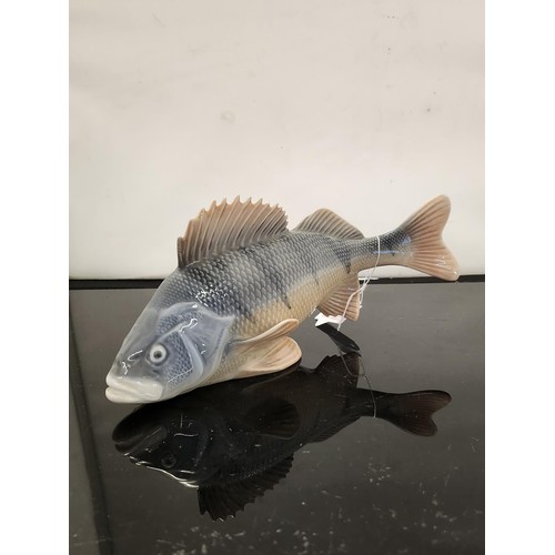 304 - Royal Copenhagen Perch Fish Figurine 1138 - By A. Nielsen 20L CMS