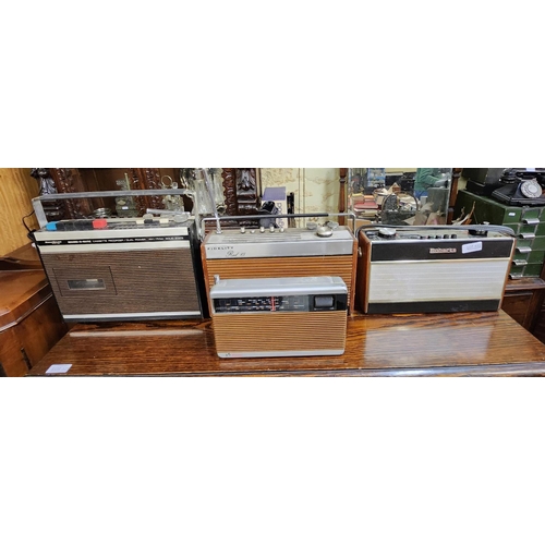 431 - 4 X VINTAGE RADIOS BY ROBERTS, FIDELITY ETC.