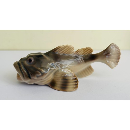 255 - BING & GRONDAHL -SCULPIN SPINY FISH 2144 SVEND JESPERSEN 4HX9L CMS.