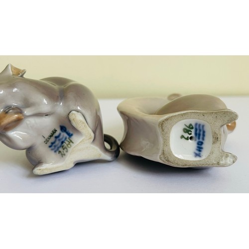 309 - Royal Copenhagen Figurine of Squirrel 982 - A NIELSEN 6.5H CMS & Figurine of a Mouse 2564 - FRANCIS ... 