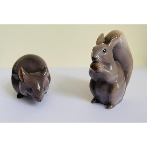 309 - Royal Copenhagen Figurine of Squirrel 982 - A NIELSEN 6.5H CMS & Figurine of a Mouse 2564 - FRANCIS ... 