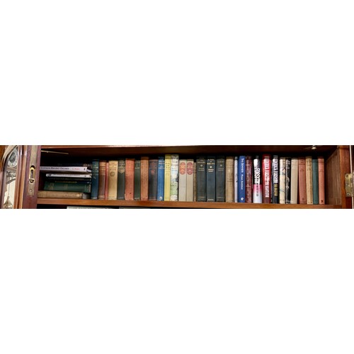 485 - 38 VOLUMES OF VARIOUS MODERN & VINTAGE HARDBACK BOOKS -SOME WITH DUSTWRAPPERS TO INCL. FREDERICK FOR... 