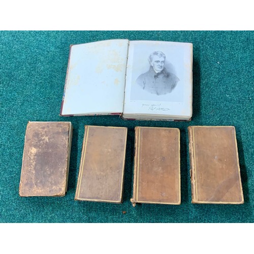 497 - 5 ANTIQUE VOLUMES - INCL. LIFE OF THOMAS STOTHARD RA WITH PERSONAL REMINISCENCES BY MRS BRAY PUB: J ... 