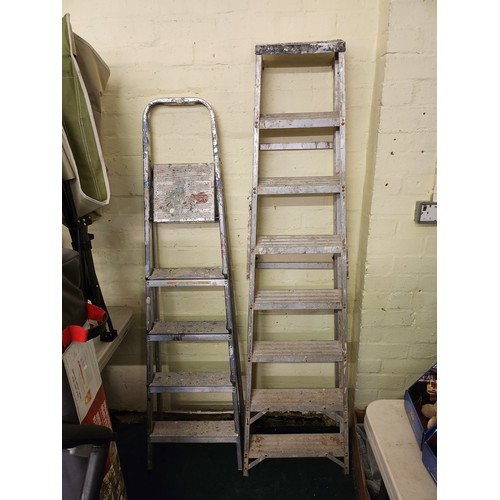 202A - A 7 STEP PINDER AND SIMS LADDER WITH 1 OTHER