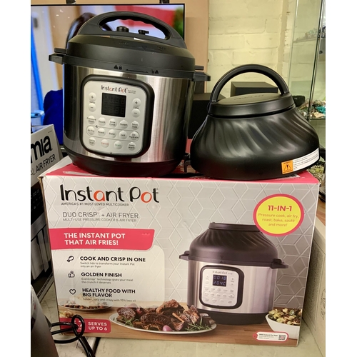 83 - BOXED INSTANT POT 5.7L DUO CRISP AIR FRYER - MULTI USE 11 IN ONE COOKER/AIR FRYER