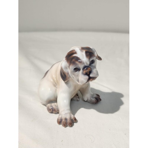 262 - Royal Copenhagen Dahl Jensen figurine 1139 English Bulldog Puppy (DJ) 7 cm