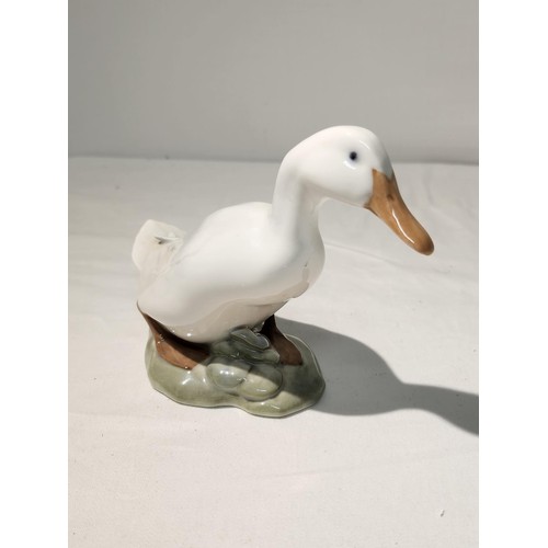 282 - Royal Copenhagen figurine 1192 Duck by Olaf Mathiesen 10 cm