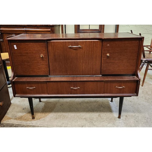 393 - BEAUTILITY UTILITY SIDEBOARD WITH THREE DRAWERS AND THREE CUPBOARDS