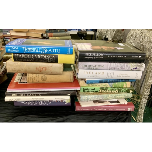 260 - LARGE QUANTITY OF VARIOUS IRISH HISTORY AND FICTION BOOKS, INC HAROLD NICHOLSON, BAB BALLARDS, AND R... 