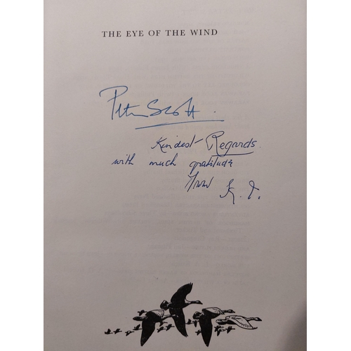 16 - BOOK: The Eye of the Wind - An Autobiography - Peter Scott - Inscribed inside -'Kindest Regards with... 