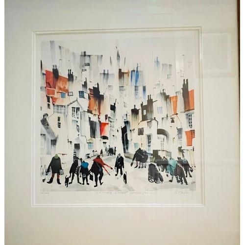 208 - Sue F Howells: (1948 - )On The Street Where You Live - Signed Limited Editions Print - No. 35 of 225... 