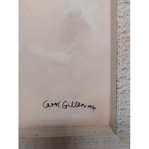 33 - Carol Gillan Limited edition signed and numbered 26 of 96 Canvas board Titled Semi Skimmed signed an... 