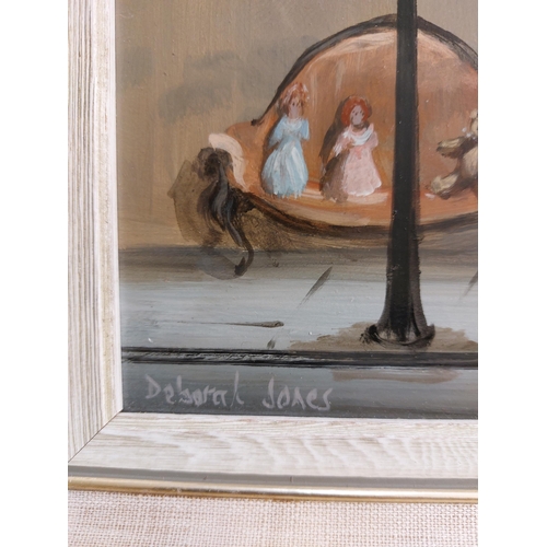 5 - Deborah Jones H. Troop Dolls Hospital Oil on canvas Frame size 18 ¼ ”x 15” high