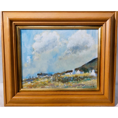 90 - Kevin Patrick Reilly - County Mayo Ireland, Oil on Board - Framed and glazed, Frame size 11 ¼ “ high... 