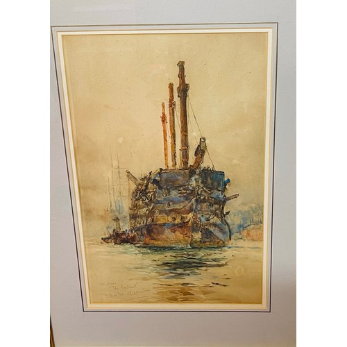 43 - John Dixon (1972-1934) The Langham, Watercolour 49cm x32cm Signed lower left 'The Portrait' with tit... 