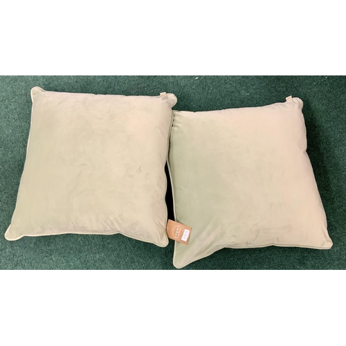 60 - SET OF 2 EVANS LIRCHFIELD VELVET TOUCH SCATTER CUSHIONS - GREEN