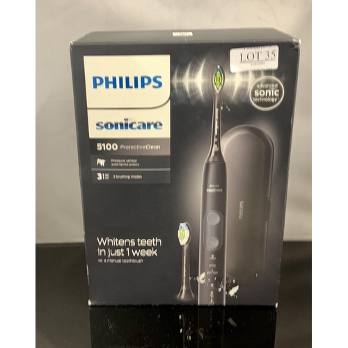 35 - BOXED PHILLIPS SONICARE 5100 SONIC TOOTHBRUSH - UNOPENED