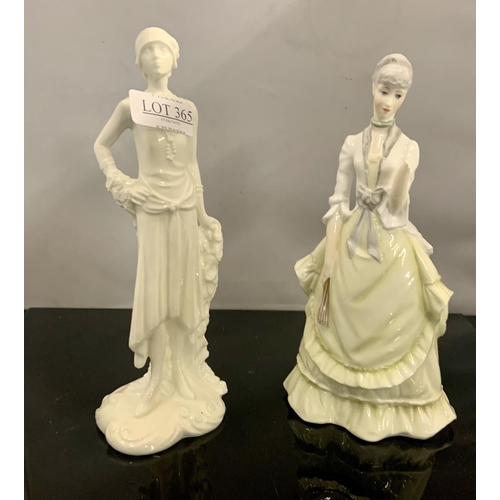 365 - 2X ROYAL WORCESTER FIGURINES: Royal Worcester For Compton Woodhouse Figure Millie 1926: from the 192... 