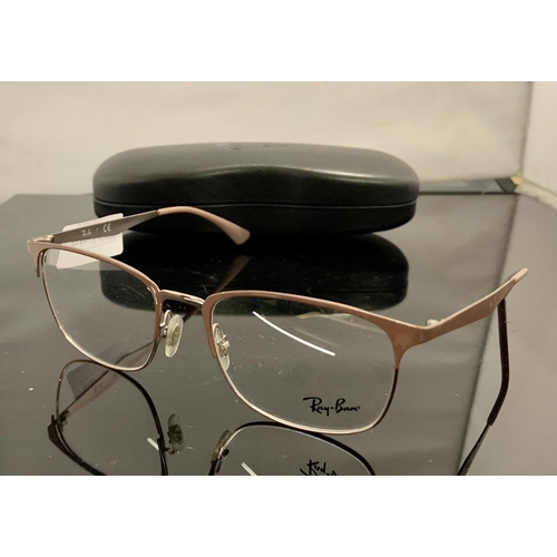 44 - PAIR OF RAYBAN SPECTACLE FRAMES - RB6421 WITH CASE