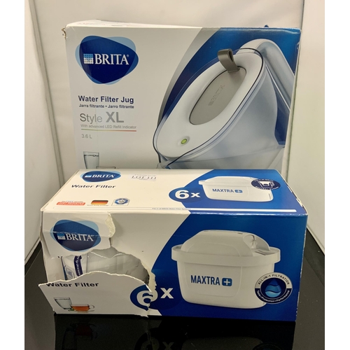 111 - BOXED BRITTA WATER FILTER JUG XL 3.6L WITH A QTY BRITTA FILTERS