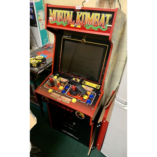 228 - ARCADE 1 UP MORTAL KOMBAT WITH 14 GAMES (NOTE DOES NOT POWER UP)