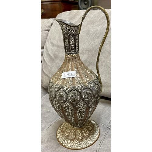 348 - MIDDLE EASTERN METAL EWER/JUG