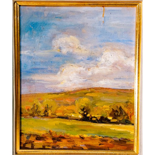 384 - Sophie Yeates - Archers Strand Greystones Co Wicklow - Oil on Board, Provenance An t-Oireactas 1949.... 