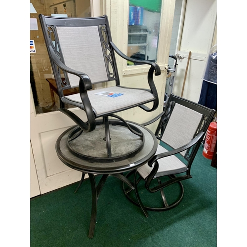 200 - TURNER 3 PIECE SLING CAFE SET - SUPERFICIAL DGE TO ONE ARM