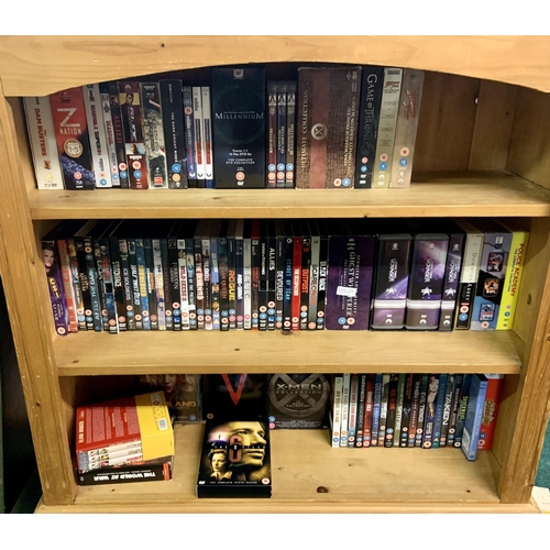 358 - LARGE COLLECTION OF DVD'S - HORROR AND FANTASY, INC. MILLENIUM 18 DISC SET, XENA WARRIOR PRINCESS 36... 