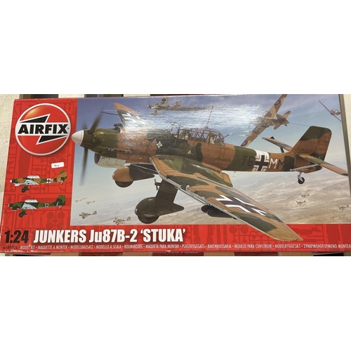 412 - AIRFIX 124 JUNKERS JU87B  THE STUKA - COOMPLETE