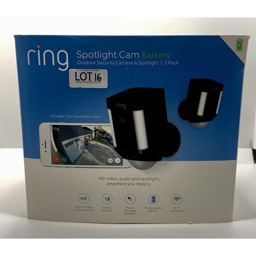 Ring spotlight best sale cam 2 pack