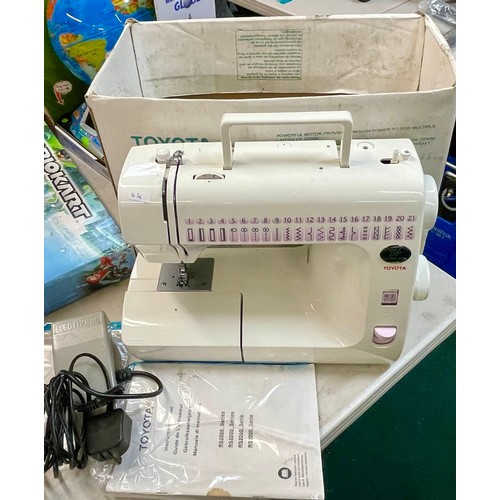 322 - BOXED TOYOTA RA42EU ELECTRIC SEWING MACHINE