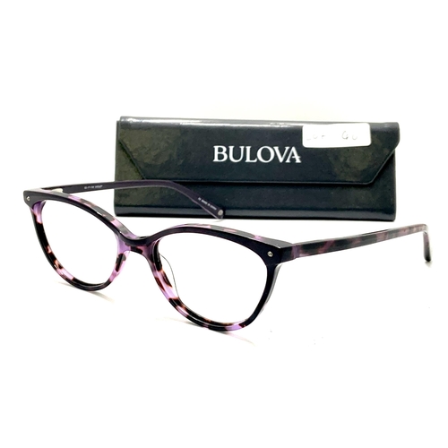 40 - PAIR OF BULOVA SPECTACLE FRAMES VIO,LET WITH CASE