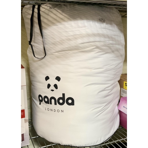 52 - PANDA ORGANIC BAMBOO THE CLOUD DUVET KINGSIZE 225X220CMS IN CARRY BAG